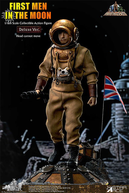 Star Ace Toys Ray Harryhausen's First Men in the Moon Arnold Bedford Deluxe Version Sixth Scale Figure